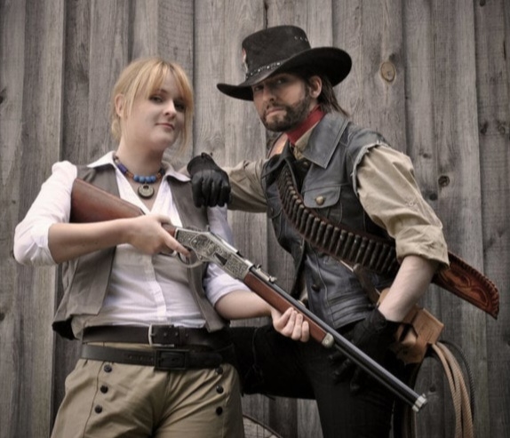 John and Bonnie bounty hunter artwork